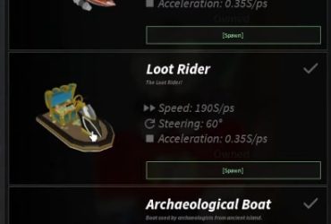 Få Loot Rider-båt og Auric Rod i Roblox