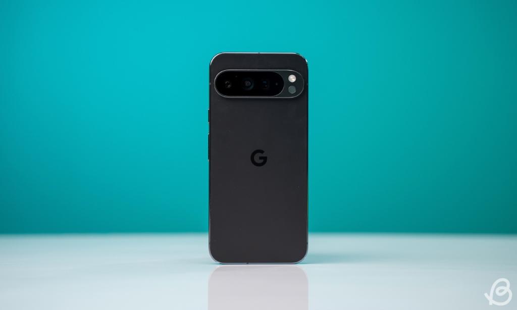 visning av baksiden av Google Pixel 9 Pro XL