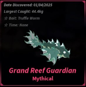 Ultimate guide til å skaffe Grand Reef Guardian i Fisch Roblox