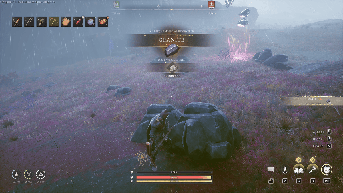 Mining Granite in Runescape: DragonWilds