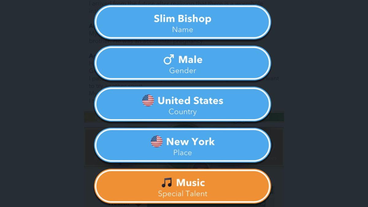 Bitlife New York Startsted