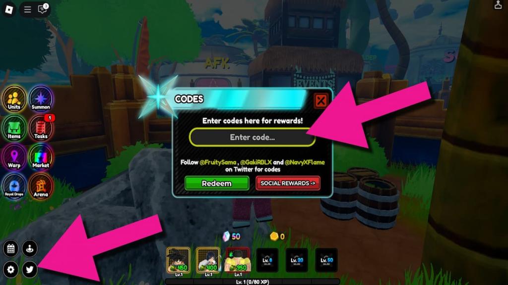 Hvordan innløse All Star Tower Defense X -koder