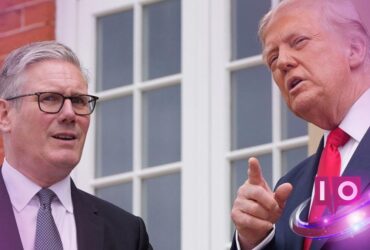 Trump håner Storbritannias sannhet Social Censor Law ved siden av den britiske statsministeren