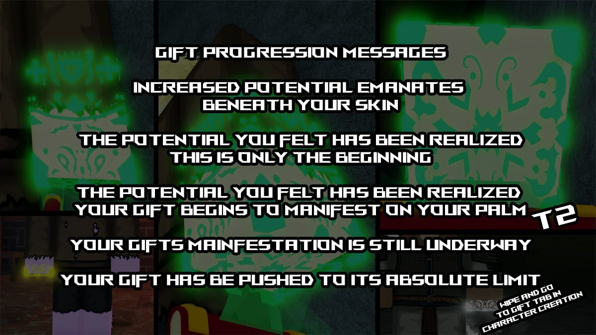 Rogueblox Gift Progression Guide