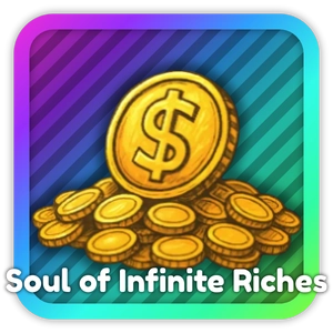 Soul of Infinite Riches from Anime Rangers x Roblox Experience.