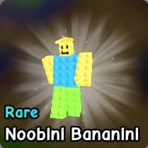Noobini Bananini Brainrot fra planter vs zombier Roblox -opplevelsen.