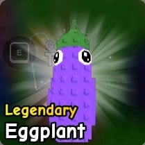 Aubergineplante fra planter vs zombier Roblox -opplevelse.
