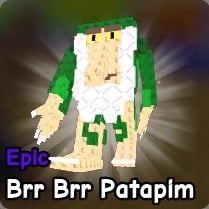 BRR BRR Patapim Brainrot fra planter vs zombier Roblox -opplevelsen.
