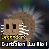 Burbaloni Lulliloli Brainrot fra planter vs zombier Roblox -opplevelsen.