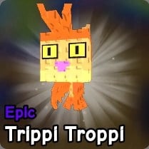 Trippi Troppi Brainrot fra planter vs zombier Roblox -opplevelsen.
