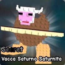 Vacca Saturno Saturnita Brainrot fra planter vs zombier Roblox -opplevelse.