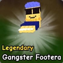 Gangster Foothera Brainrot fra planter vs zombier Roblox -opplevelsen.
