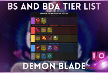 Ultimate Tier List: Demon Blade Breath Style & Blood Demon Art