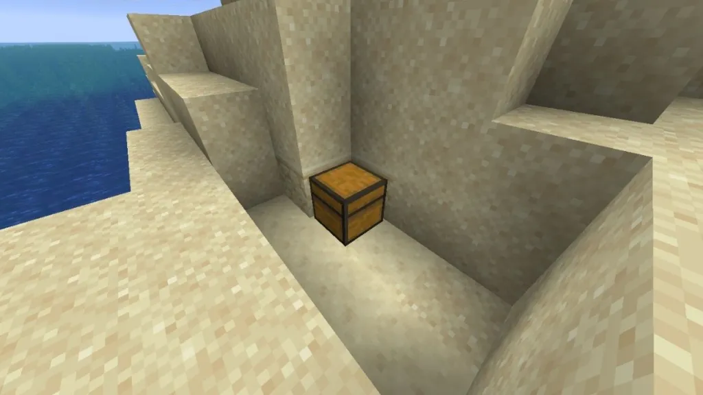 Gravlagt skatt i Minecraft