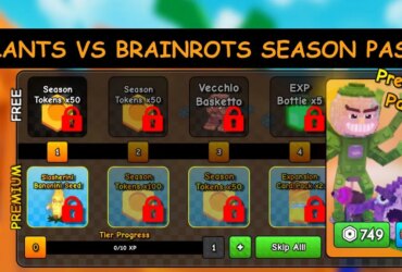 Plants vs Brainrots sesongkortguide: belønninger, oppdrag og gjenstander